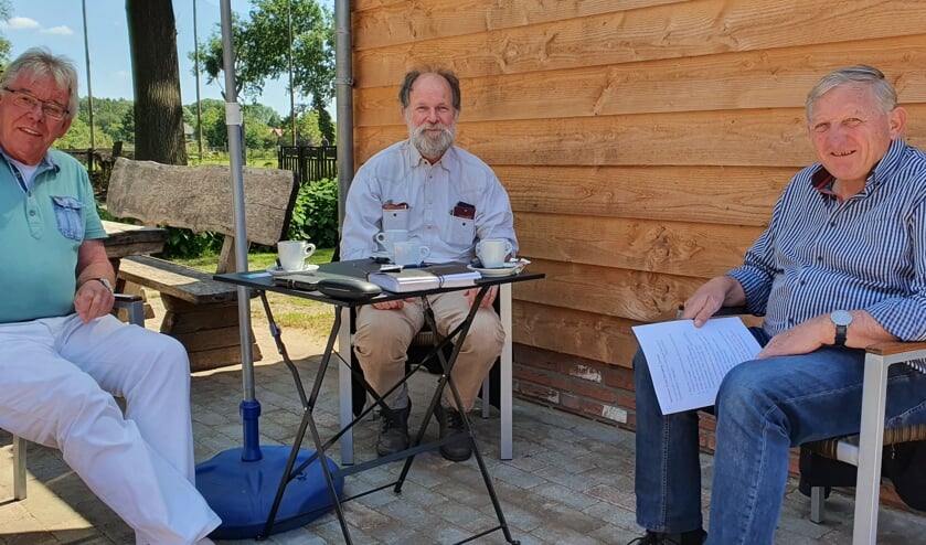 Van links naar rechts Hans Disveld, Bert Smeenk en Wim Giesbers. Foto: Rob Weeber