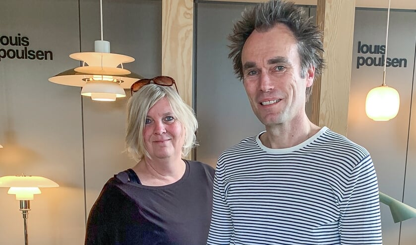 Saskia Smiet en Marcel Rosenberg in hun winkel in Vorden. Eigen foto