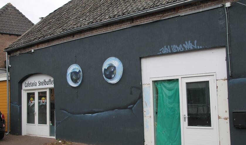 De muurschildering in de Dijkstraat.