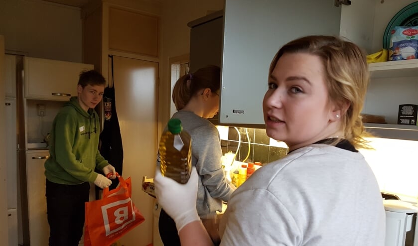 Studenten van het Graafschap College tijdens een van de projecten in 2019. Foto: Present Winterswijk
