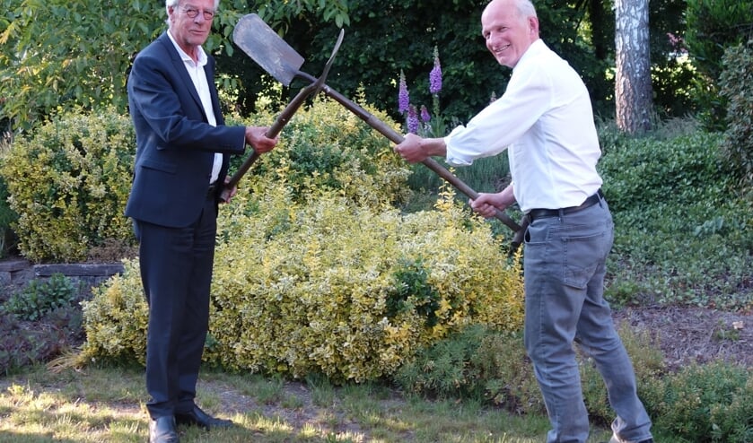 Links Ad Huijsmans, rechts Jan van Amstel. Foto: Clemens Bielen