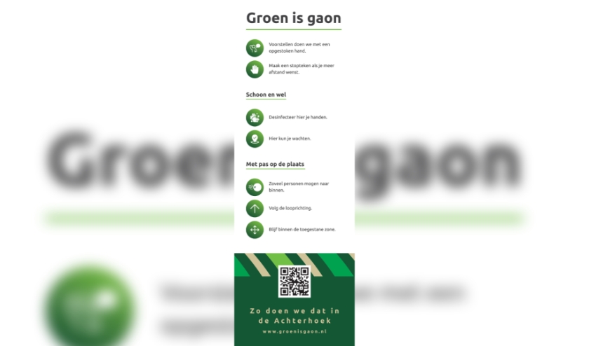 Groen is goan. Foto: PR