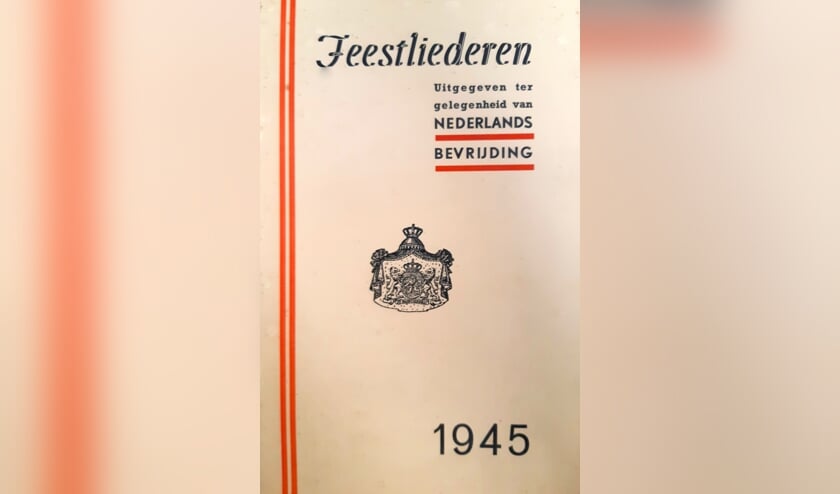 Omslag van het boekje met Feestliederen. Foto: Archief Willy Hermans