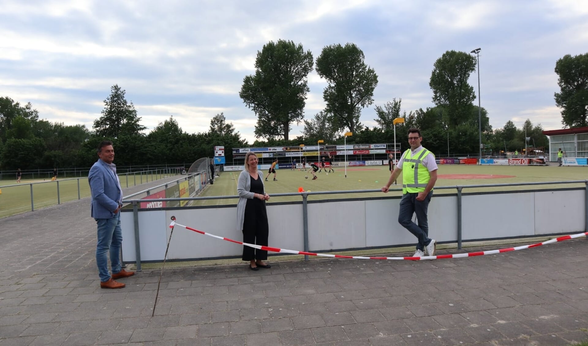Sportwethouder Laura Werger bezocht op dinsdag 19 mei een aantal sportverenigingen in de gemeente Zutphen. Foto: PR