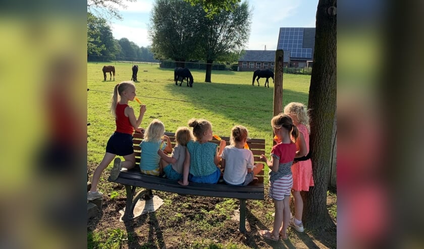Even pauze, met verkoeling van een ijsje. Foto: eigen foto