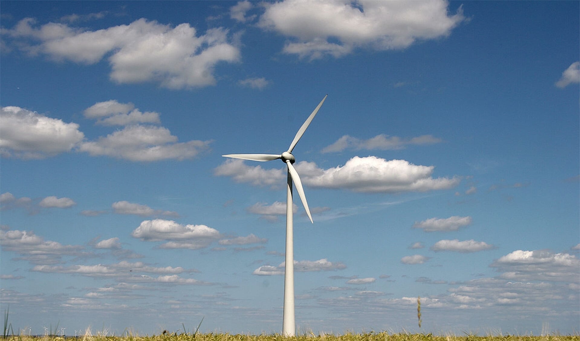 Een windturbine. Foto: Pixaby