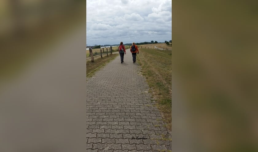 De pelgrimstocht voert van Hengelo naar de bedevaartplaats Kevelaer in Duitsland. Foto: Agnes Brinke