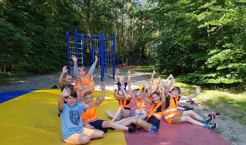 Toch nog een kamp als afsluiting van de basisschooltijd. Foto: Sonja Grooters