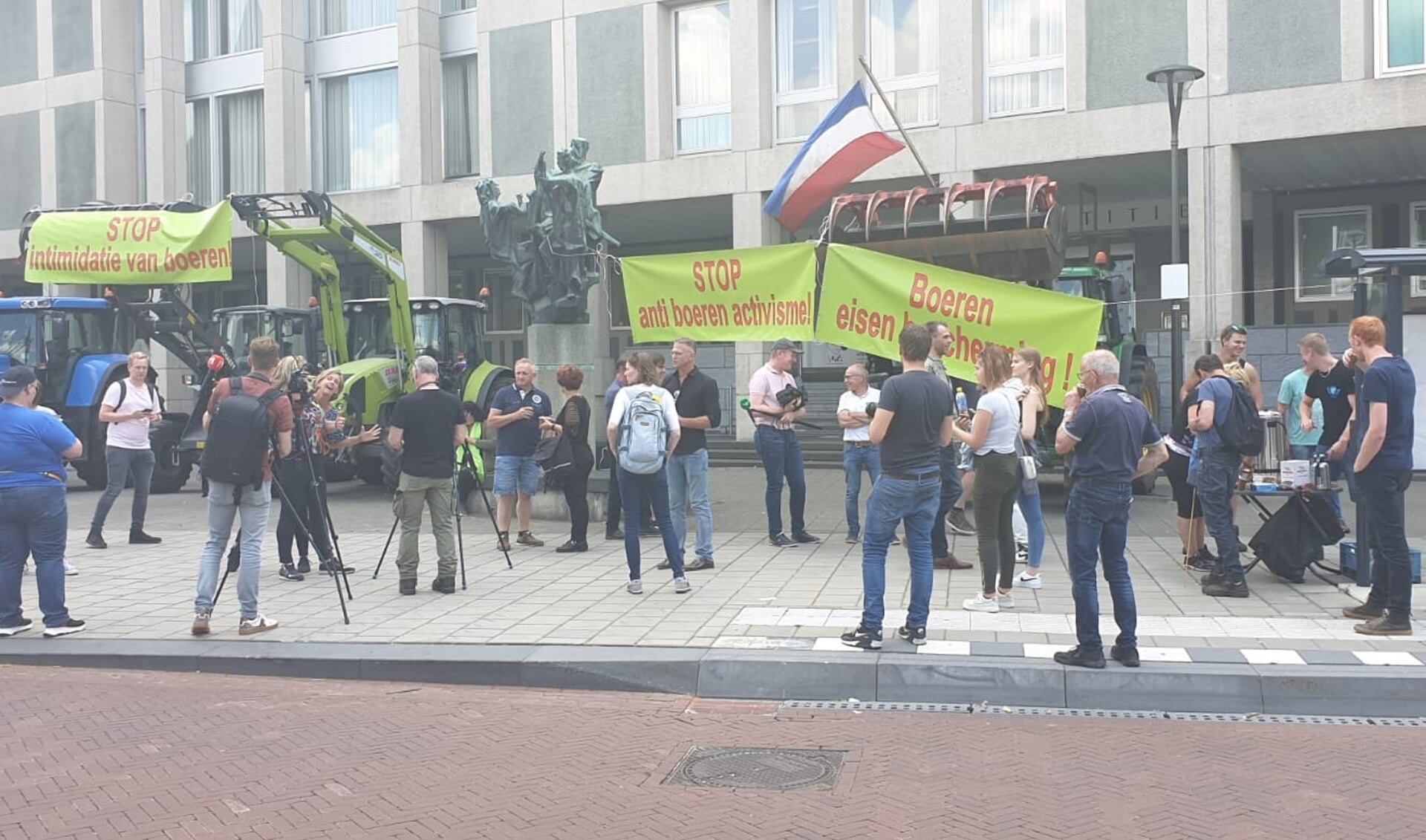 Supporters van Henk Oonk waren onlangs mee naar Arnhem getrokken. Foto: Elizet Oonk