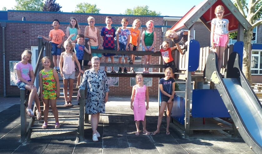 Op de Kerst Zwartschool begon Meea Unek met een kleutergroep, maar de laatste jaren heeft ze vooral groepen in middenbouw voor korte of langere tijd gedraaid. Foto: PR