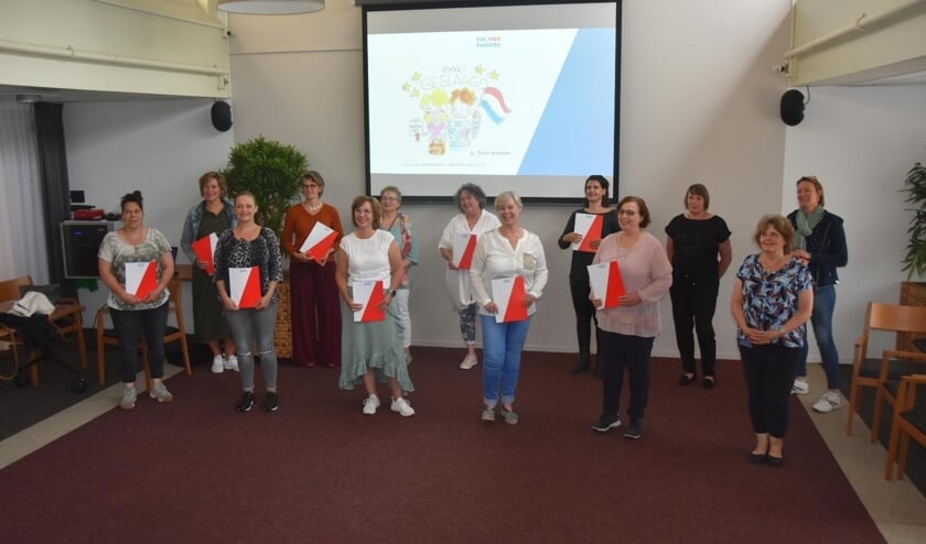 De eerste gediplomeerden als Medewerker Mooie Dag. Foto: PR