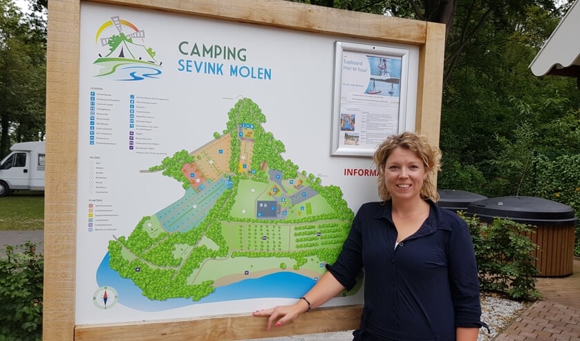 Lisanne Helder bij de receptie van Sevink Molen. Foto: Han van de Laar