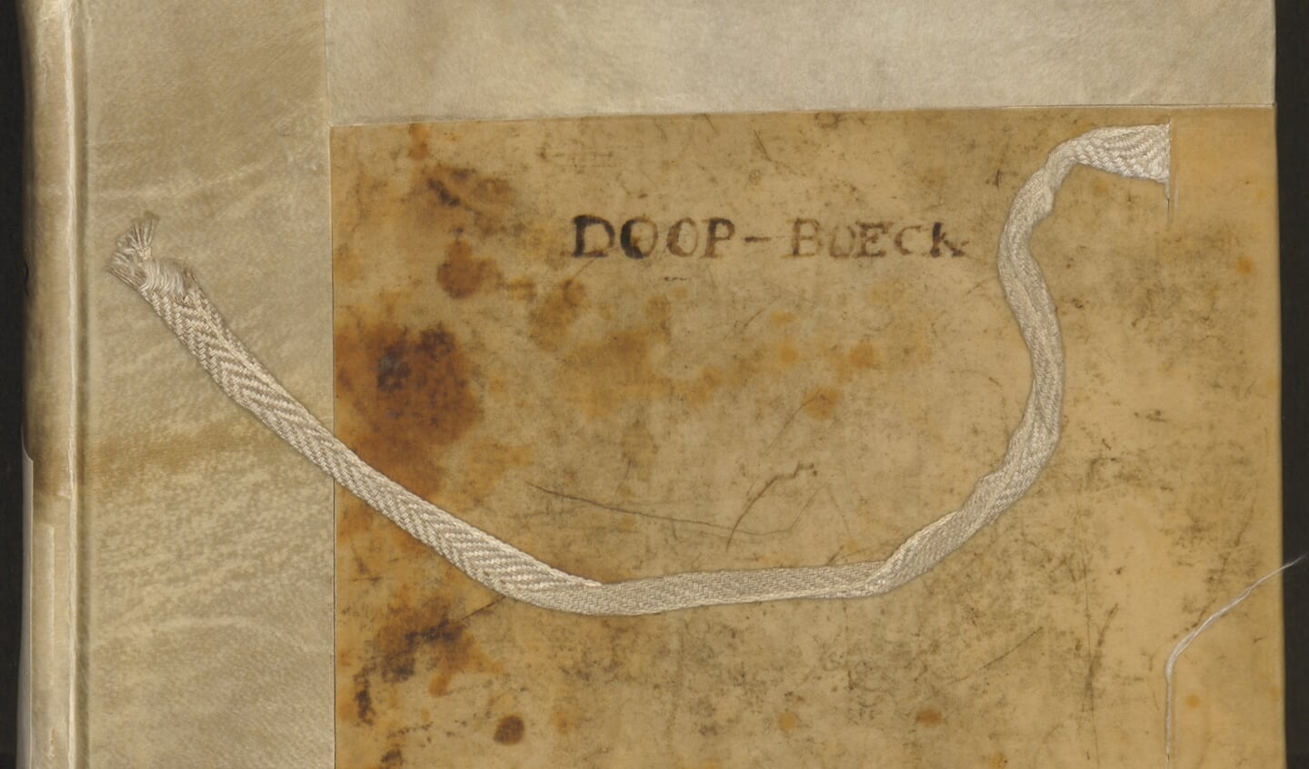 In het archief van het ECAL is dit 'Doopboeck' opgenomen. Foto: ECAL