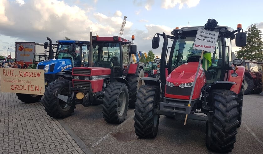 Boerenprotest op Laarberg in Groenlo. Foto: Mark Ebbers
