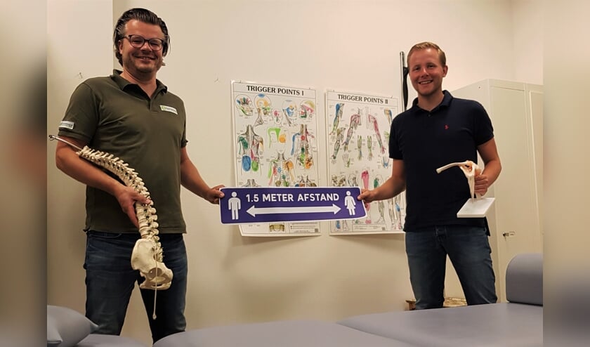 Links Joris Jansen van den Berg en rechts Roy Dommerholt.