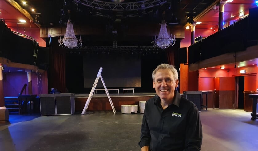 Erwin de Roo in de uitgestorven zaal van CityLido. Foto: Henri Walterbos