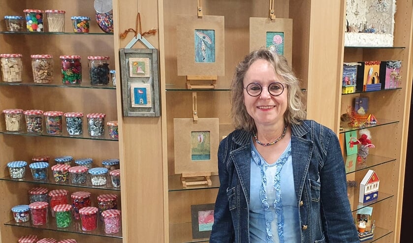 Marika Meershoek in haar atelier. Foto: Rob Weeber