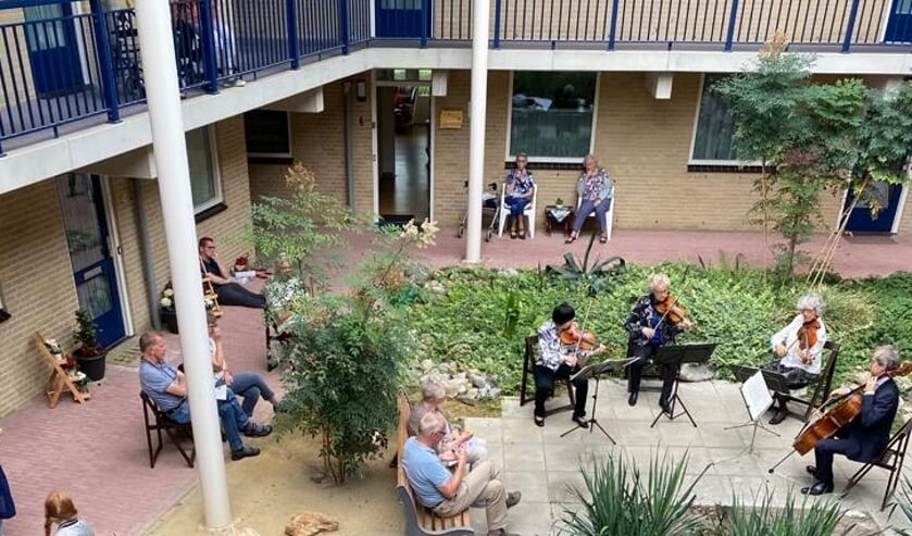 Euregio strijkkwartet speelt voor het eerst sinds 4 maanden weer voor publiek. Foto: PR