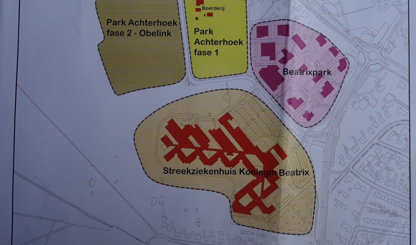 Het gebied ten noorden van Fase 2 bestemd voor stadstuinbouw is komen te vervallen. Afbeelding: PR 