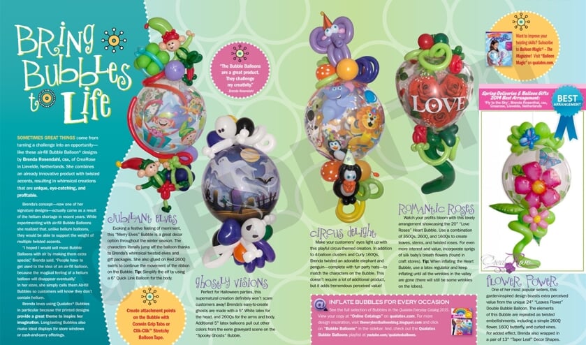 Brenda's ontwerpen in de Balloon Image van Qualatex met Brenda's ontwerpen