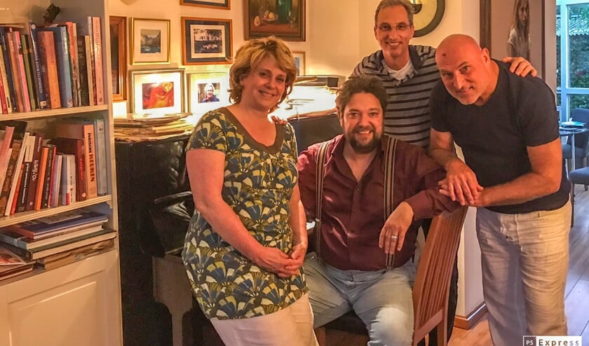 Johannette Zomer, Mike Boddé, Marcel Booij en Angelo van den Burg. Foto: PS Express