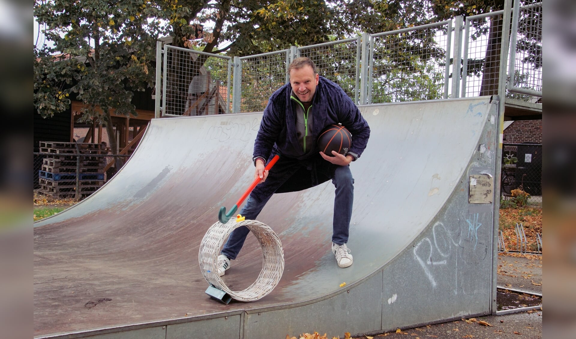 Michiel Stronks is klaar voor vitaalbad.nl. Talentverbinder Richard Jongetjes was niet beschikbaar op het fotomoment. Foto: Frank Vinkenvleugel