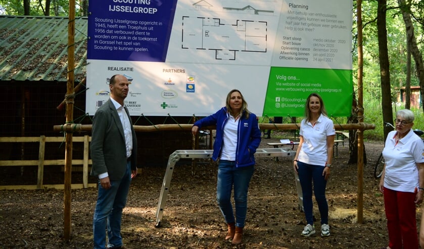Onthulling bouwbord. Foto: PR