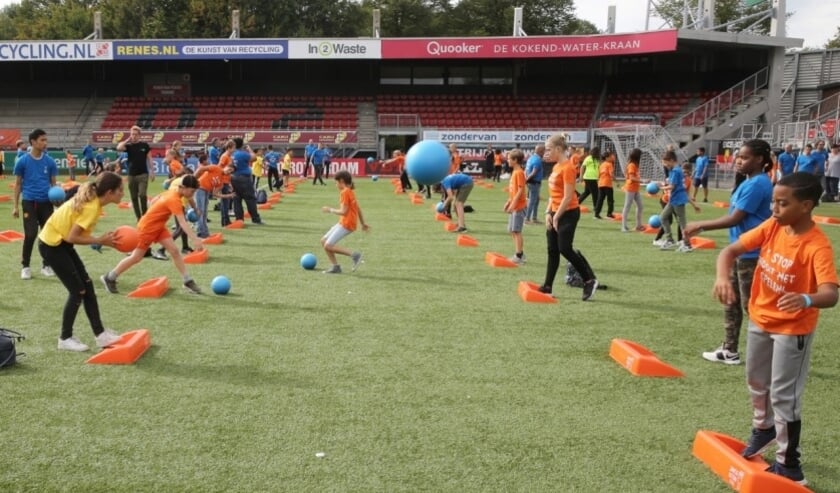 Ook in Berkelland: het kampioenschap stoeprandje. Foto: PR