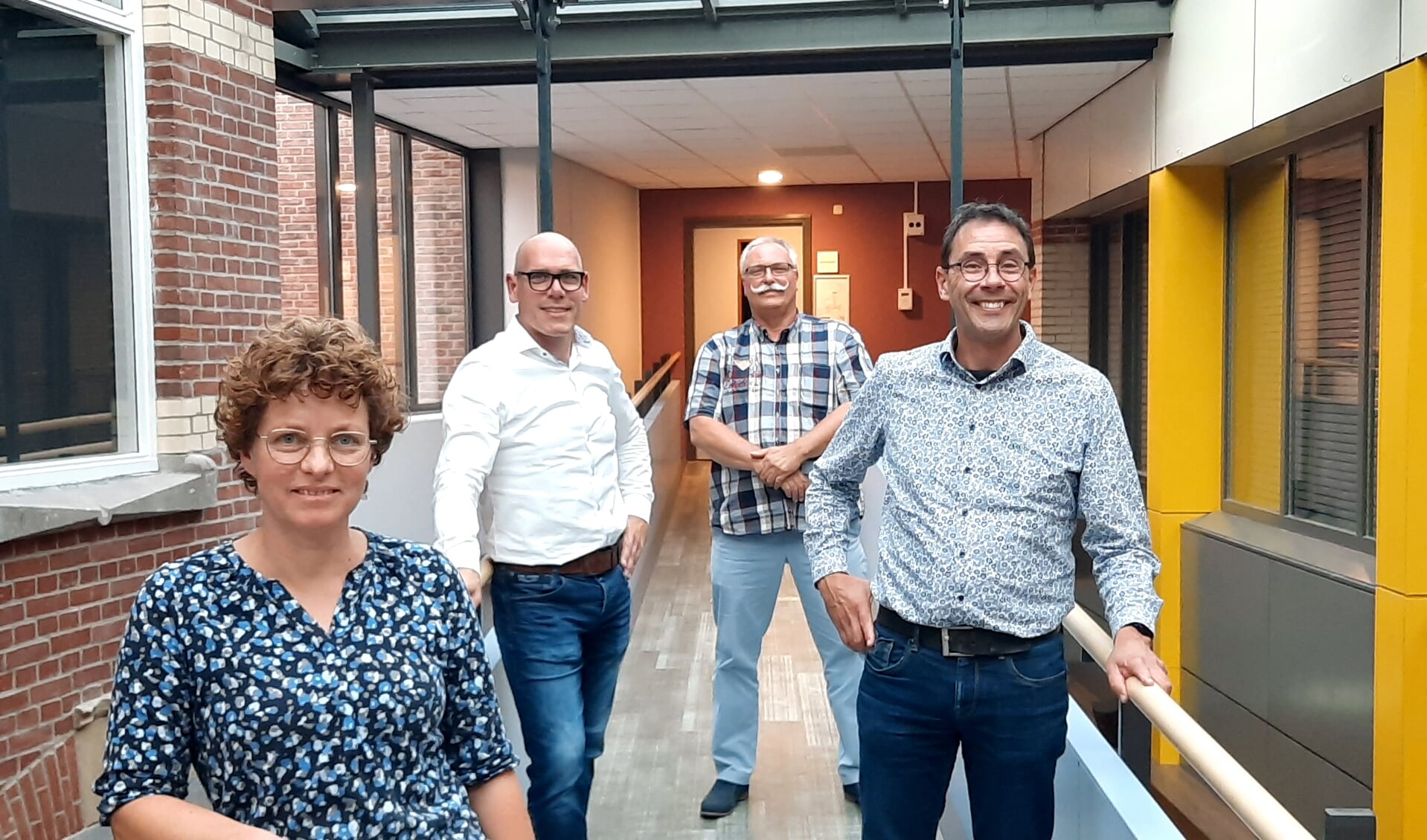 Het bestuur van SMOOG met vlnr Wendy Rouwhorst, Arjan Everink, Hans Zwijnepoel en Guido Reusen. Foto: Kyra Broshuis