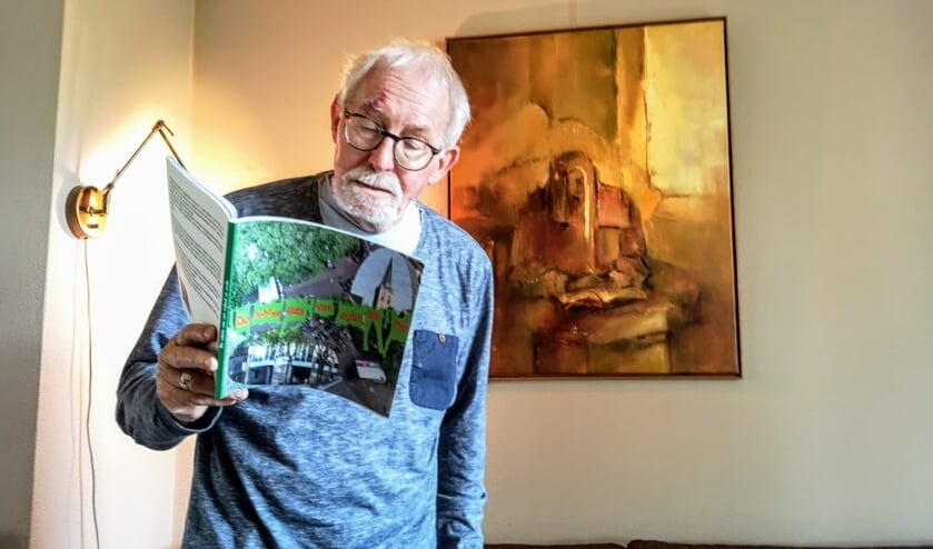 Steven van Campen met 'De schone was van vrijheid en vrede'. Foto: Henri Bruntink