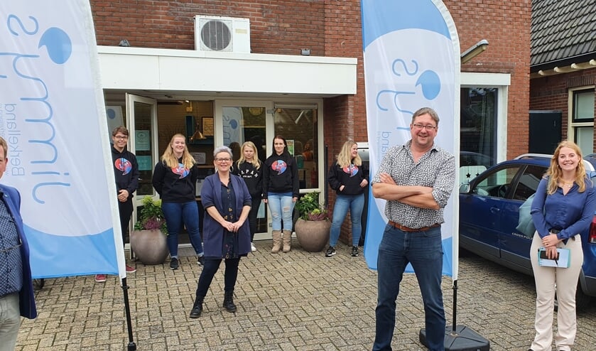 CDA-Tweede Kamerlid René Peters op bezoek bij Jimmy's in Neede. Foto: Rob Weeber