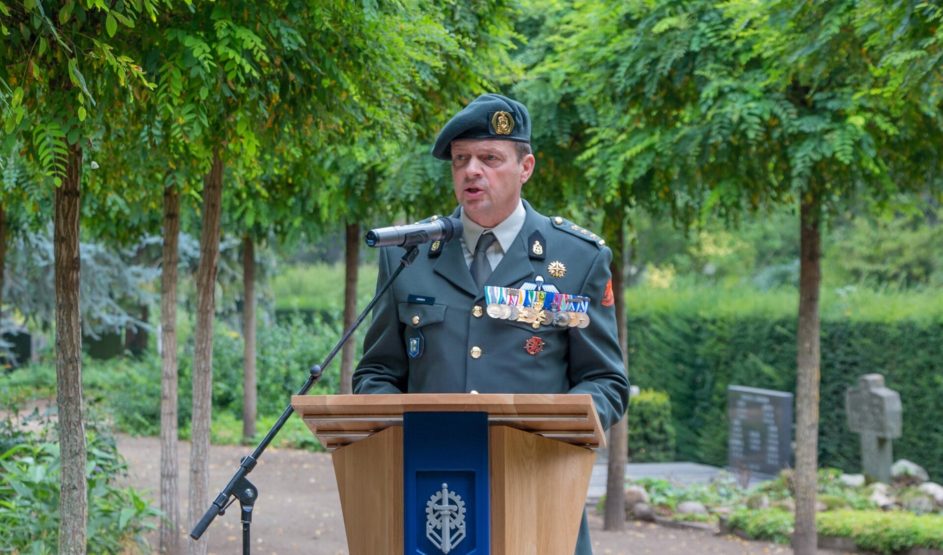 Erik Jansen, kolonel van de landmacht. Foto: Henk Derksen
