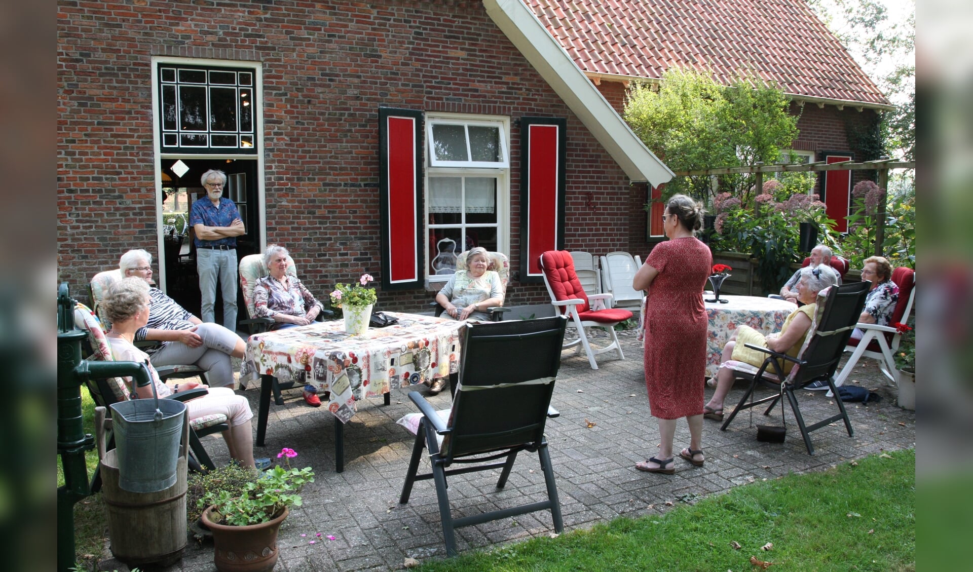 Cantorij te gast bij Ineke van der Werfs Sfeer van Weleer. Foto: Dick Lammers