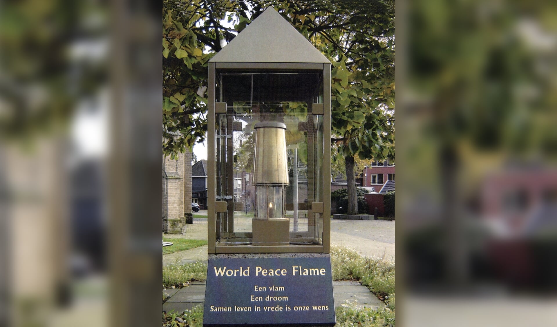 World Peace Flame Bronckhorst. Foto: Werkgroep WPFB