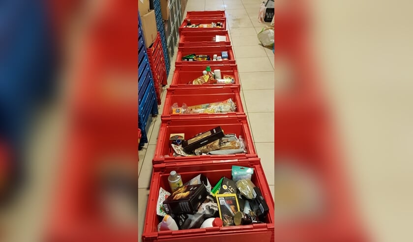 Grote opbrengst bij de laatste inzameling voor de Voedselbank. Foto: PR