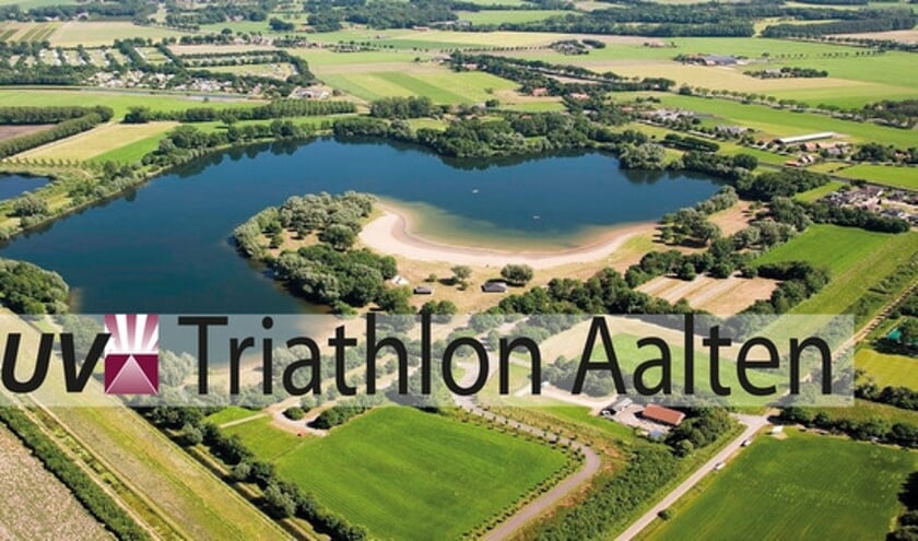 <p>De triathlon wordt gehouden rond de Slingeplas. Foto: PR</p>