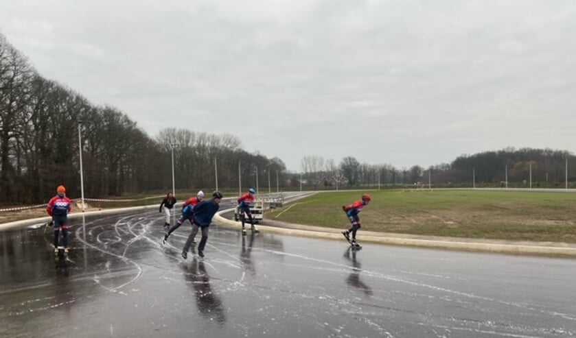 Zaterdagochtend werd er geschaatst. Foto: Anouk Sikkink