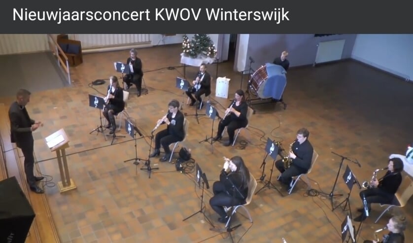KWOV heeft een alternatief nieuwjaarsconcert gegeven,. Foto: PR