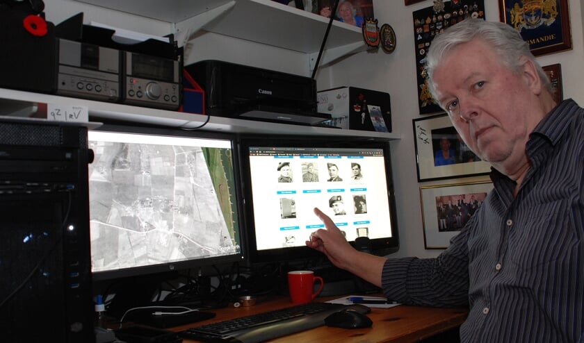 <p>Harm Kuijper en zijn website met oorlogshelden uit de Tweede Wereldoorlog.</p>