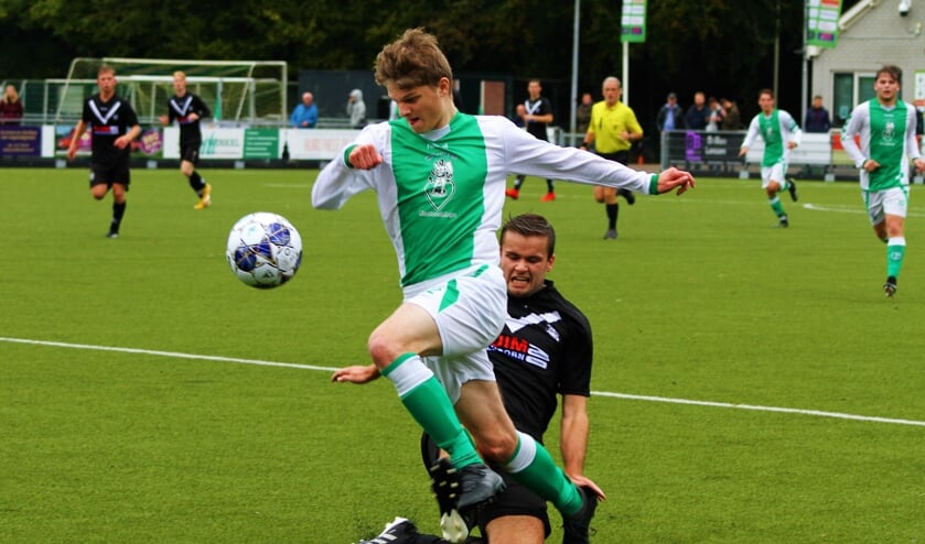 Koen Eitjes, doelpuntmaker Warnsveldse Boys. Foto: Suzanne Halfmouw