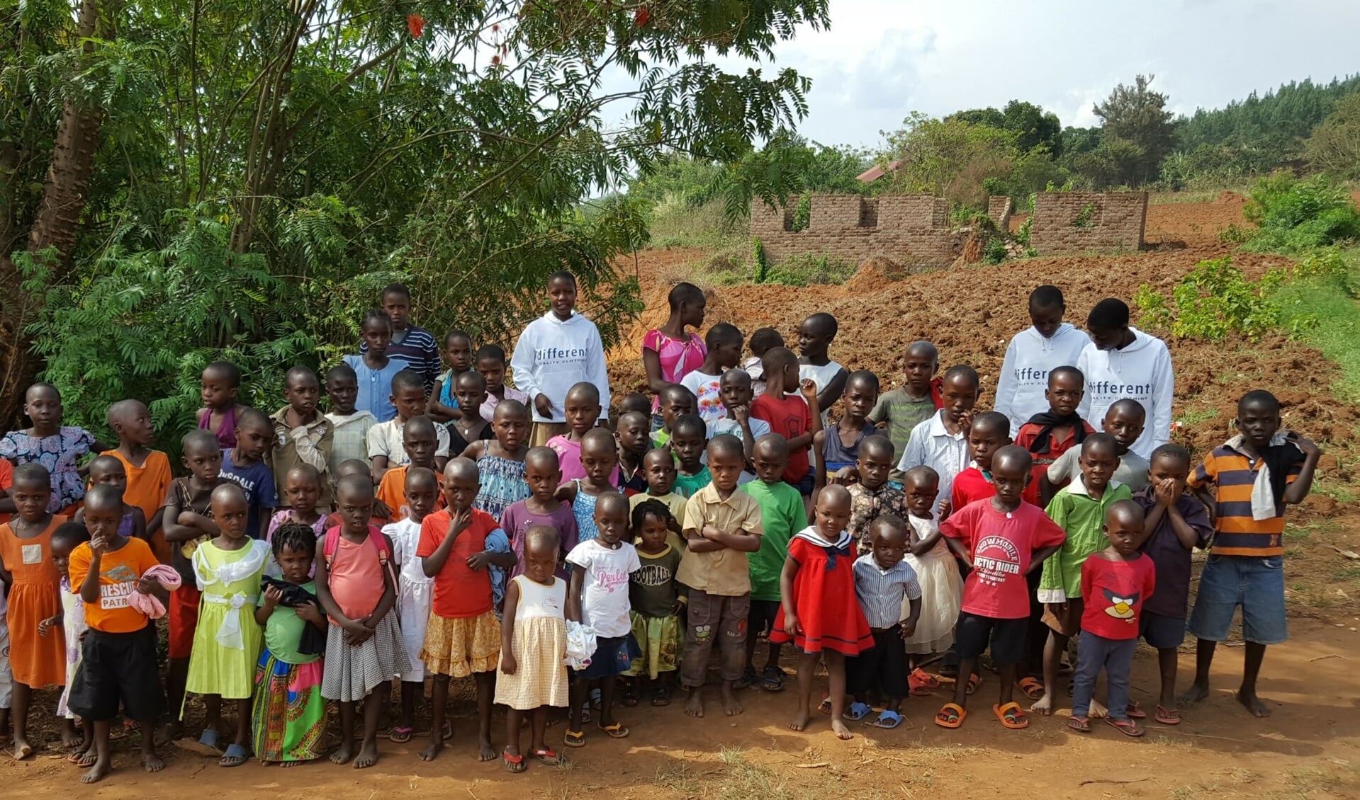 Kinderen in Ndegeya, Oeganda. Foto: PR