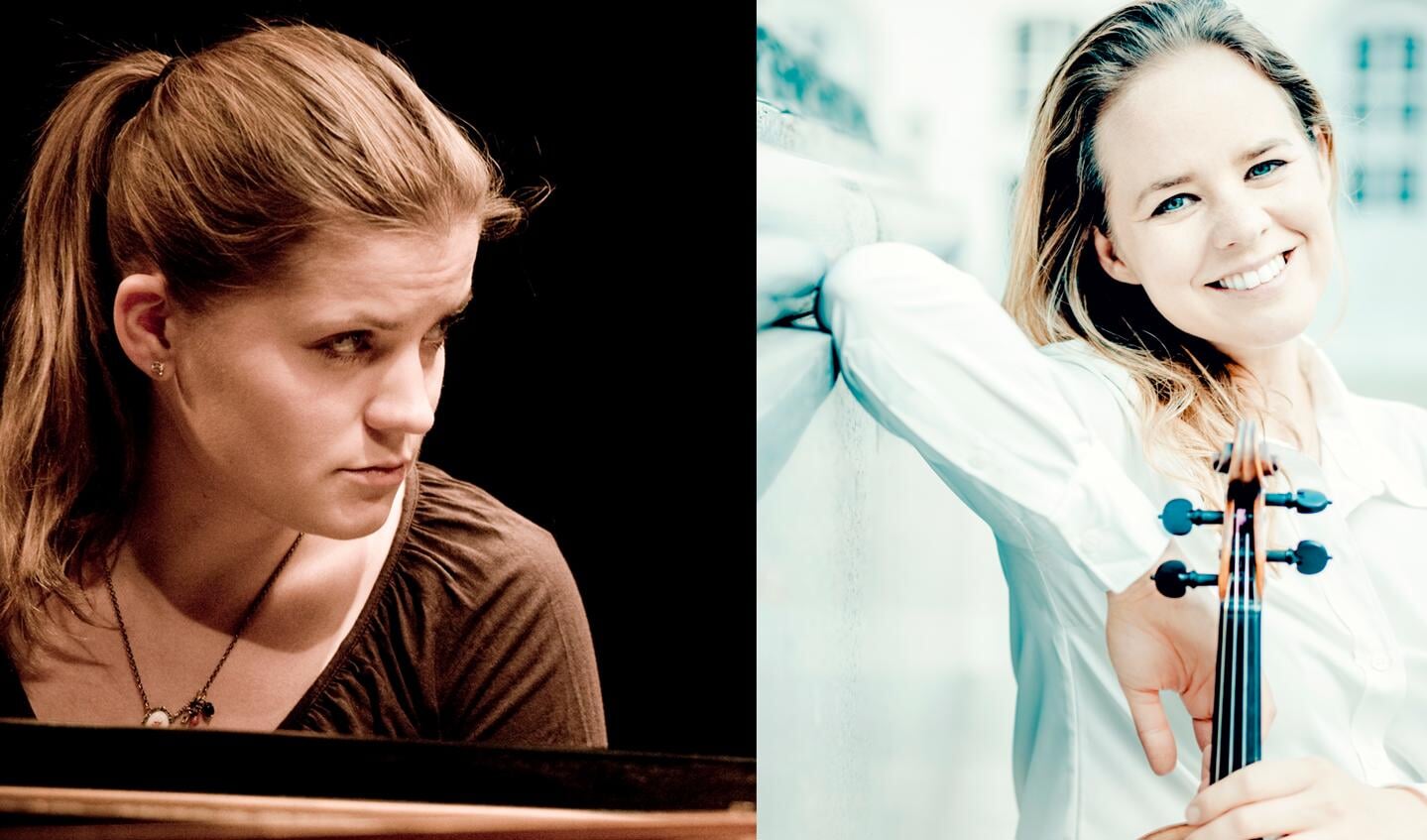Pianiste Lauma Skride en violiste Lisa Jacobs. Foto: PR
