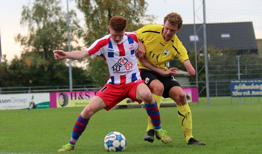 Cas Heuvels scoorde twee keer.