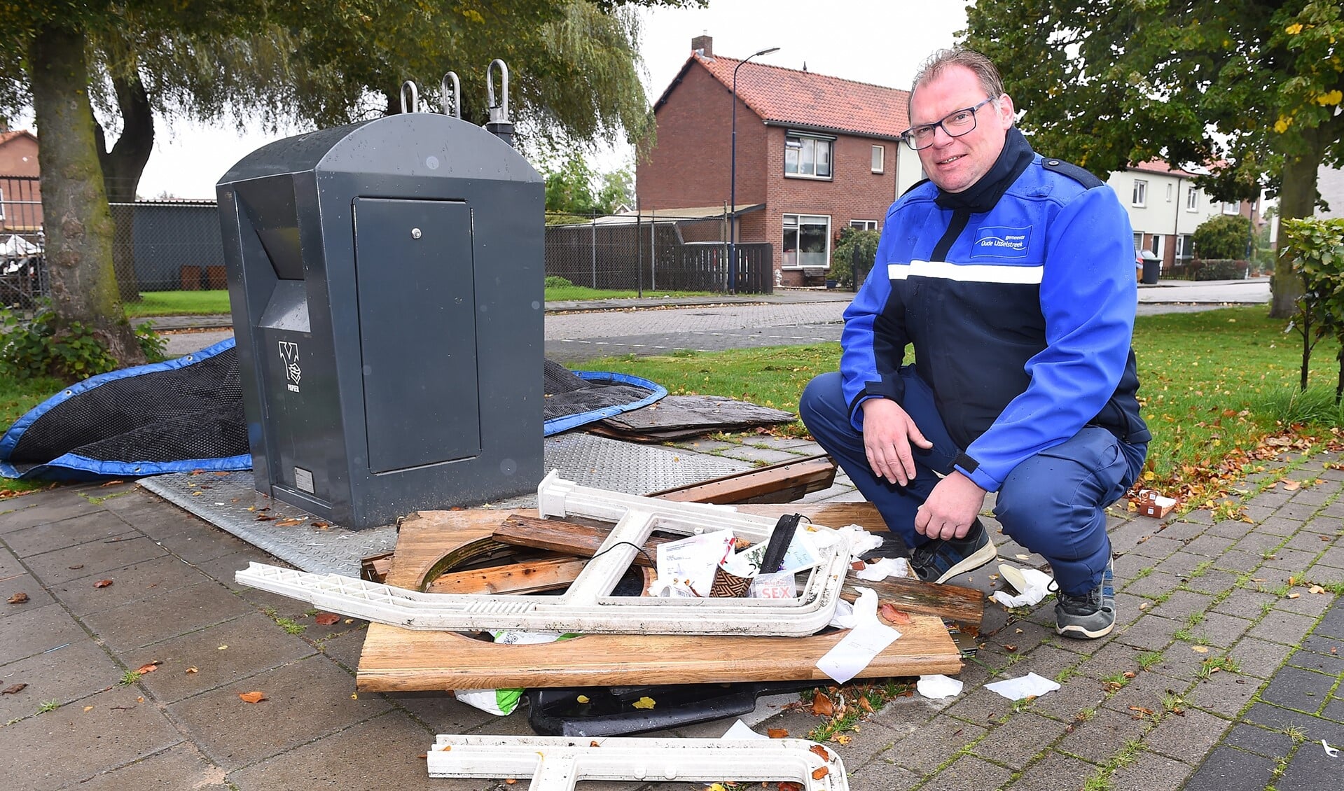 Flip Jonker is afvalcoach van de gemeente Oude IJsselstreek. Foto: Roel Kleinpenning