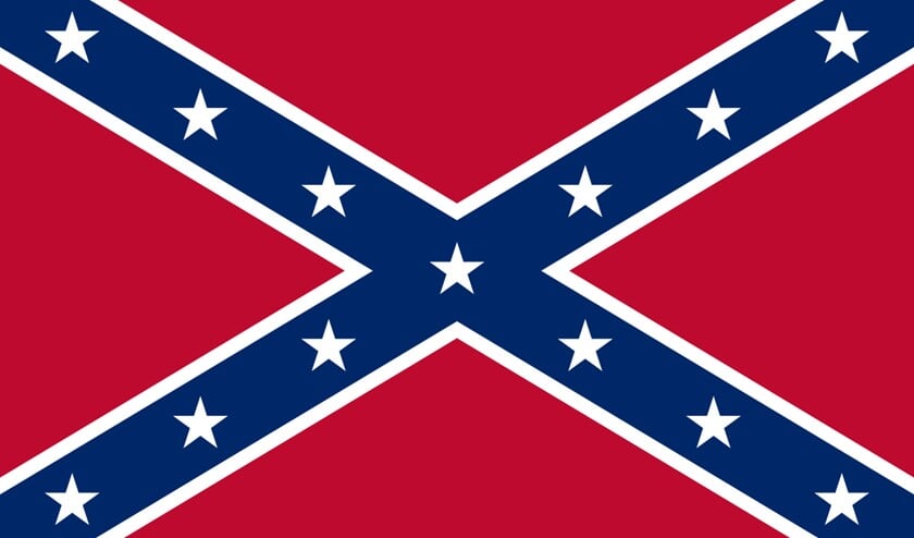De Achterhoekse vlag lijkt wat op die van de oude Confederatie, de zuidelijke staten van Amerika. Afbeelding: PR  