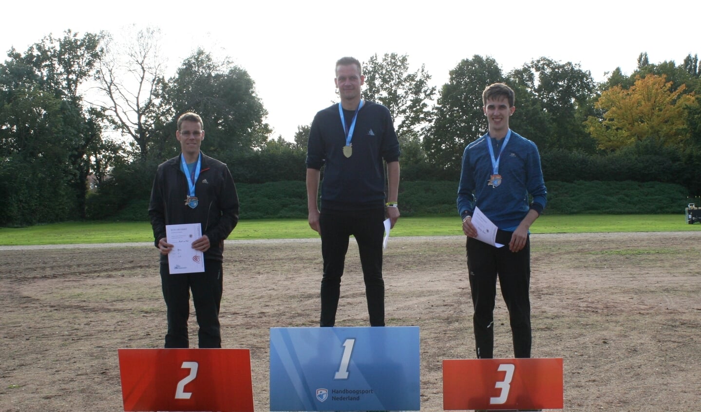 Nummer 1 NK kampioen Run Achery Joost Immink , nummer 2 Mark van Tiel, nummer 3 Mathijs Barkel.
