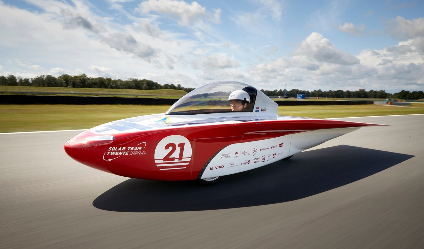 De zonneauto van Team Solar Team Twente van Mark van Eijk. Foto: Jerome Wassenaar