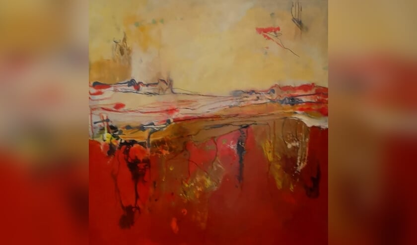 <p>Schilderij Horizon. Foto: Ria Wiendels</p>