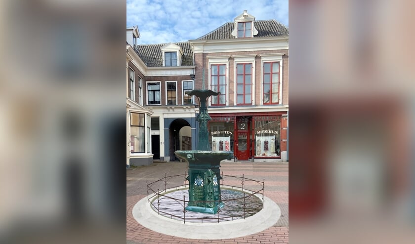 <p>Impressie van de Wilhelminafontein op de Schupstoel. Foto: De Oude HBS</p>