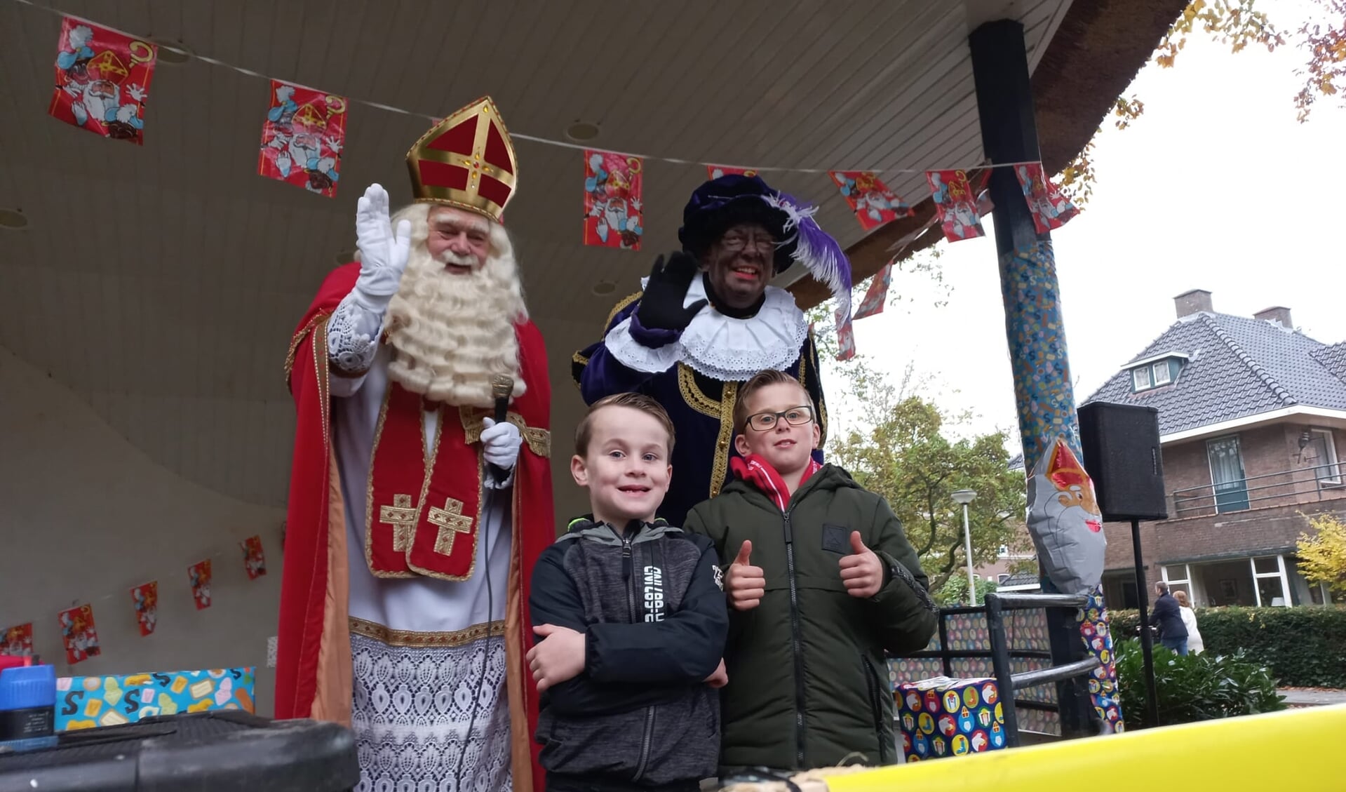 Sinterklaas had ondanks alle aanpassingen een prachtige intocht in Ruurlo. Foto: PR